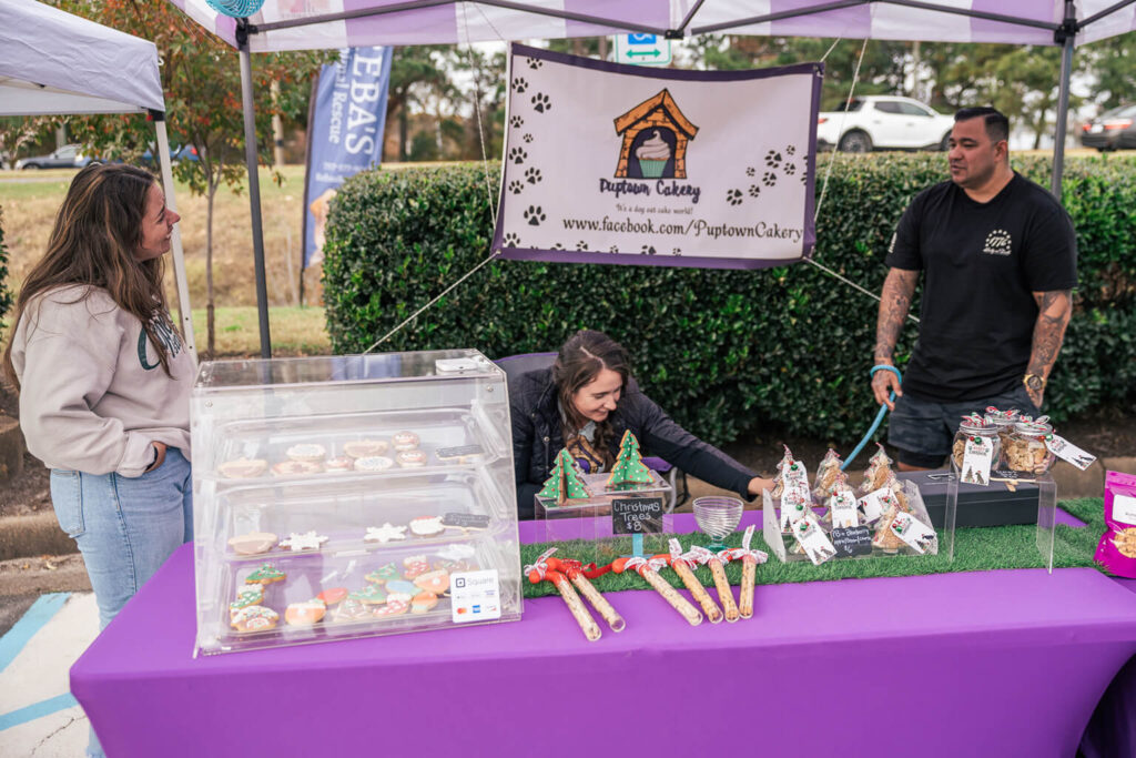 Puptown Cakery sells homemade dog treats.