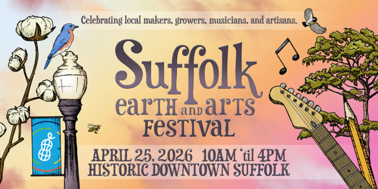 Suffolk earth and arts festival banner