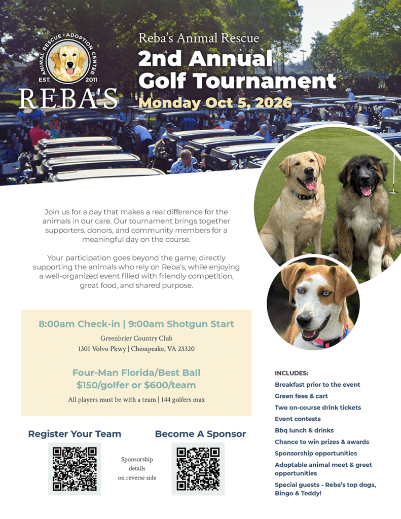 2026 Golf Tournament Flyer