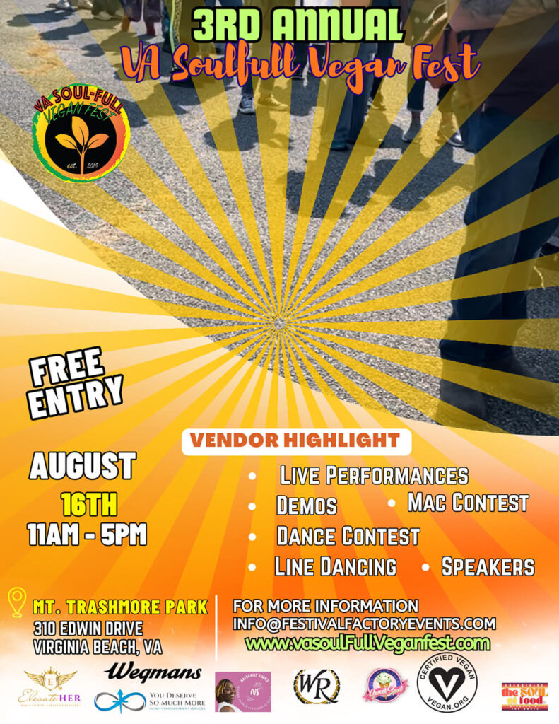 Virginia Soulfull Vegan Fest flyer